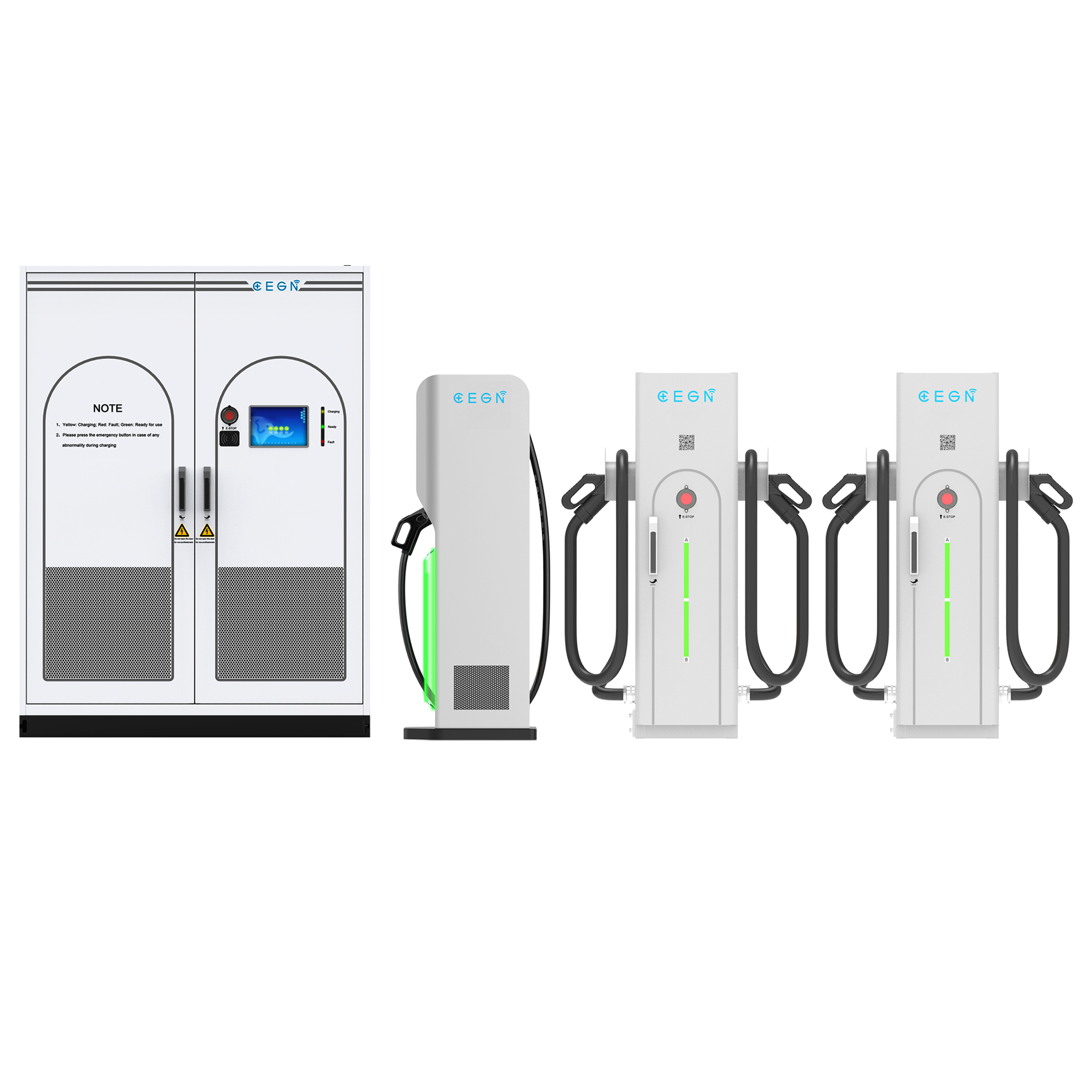 CEGN Split Energy Storage Charging Cluster